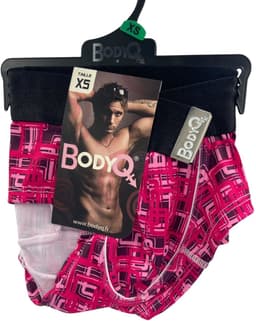 BodyQ Sexy Heren Boxershort – Roze Twee-kleurig – Erotische Herenlingerie – Maat S — thumbnail 2