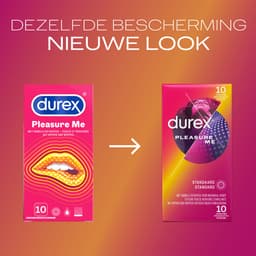 Durex - Condooms Pleasure Me - Met Ribbels en Noppen voor Extra Stimulatie - 10 stuks — thumbnail 3