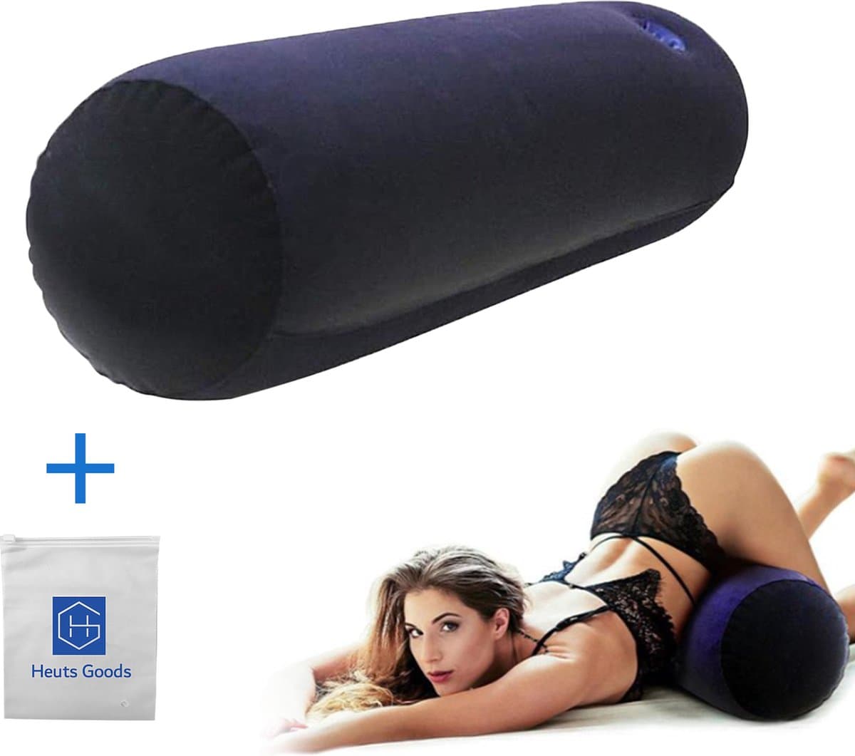 Heuts Goods Sex Kussen® - Sex Kussen - Cilinder - Sex Meubel - Sex Pillow - Seksspeeltjes voor koppel - Opblaasbaar Seks Kussen - Voor Mannen & Vrouwen - Seksspeeltjes — afbeelding 1
