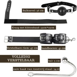 BDSM Extreme - Sex Toys voor Koppels - Seksspeeltjes voor Koppel - Zweepje Seks - Shibari Touw – Bondagesets - Sexspeeltjes voor Koppels - Couple Games – Bondagesets – Boeienset — thumbnail 2