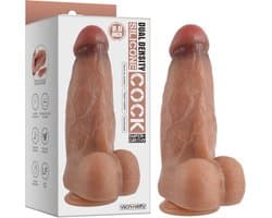 vscnovelty® Dual-Layered - Nature Feel - Silicone Super Dildo 'Girthy'