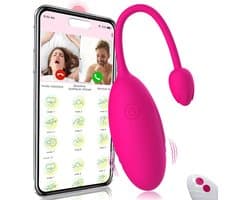 Lzwintrading - Vibrators voor Vrouwen met App Control en Afstandsbediening - Sex Toys voor Vrouwen Koppels - G Spot Bullet Vibrator met 9 Vibratie Standen- Clitoris Stimulator - Dildo Vibrator Realistisch - Seksspeeltjes - Erotiek - Vibrerend Ei