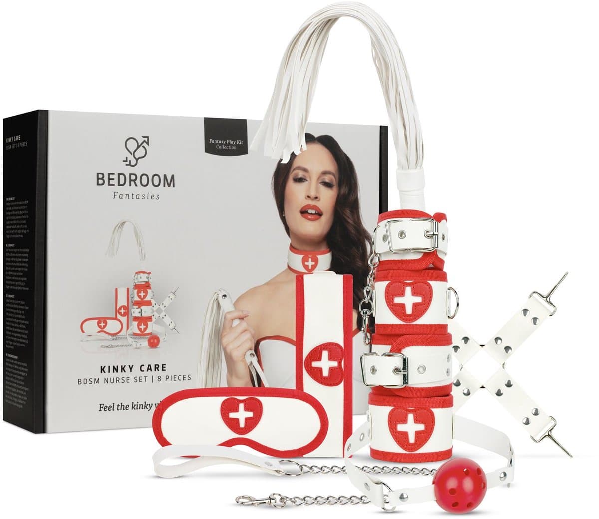 Bedroom Fantasies - Kinky Care - 8-delig Verpleegster Set — afbeelding 1
