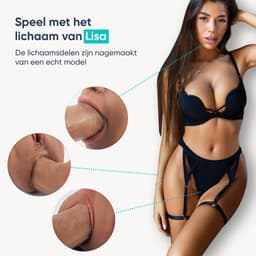 DailyPlay Pocket Pussy voor Man - 3 in 1 – Blowjob Masturbator met Billen en Kunst Vagina – Sex Toys Mannen en Koppels – Nep Kut — thumbnail 2