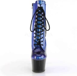 Pleaser Enkellaars -39 Shoes- ADORE-1020HG Blauw/Paars — thumbnail 2
