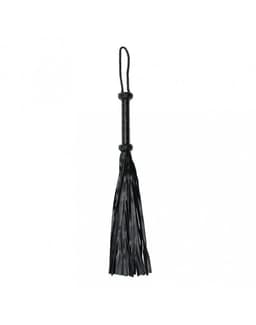 Rimba - Gevlochten Zweep - Flogger - Zwart — thumbnail 3