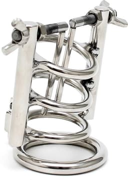 Rimba - Urinebuis Stretcher Met Cockring En Hangslot - RVS — thumbnail 5