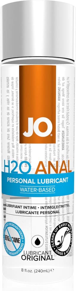 System JO - H2O Anaal Glijmiddel - 240 ml — thumbnail 1