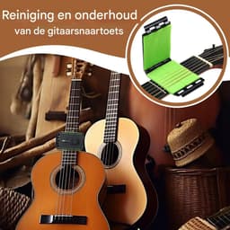 Instrumenten Reiniger - Snaar Poets - Instrument Onderhoud - Diepe Reinigingswerking - 11 x 7 x 3 cm - Koord rand — thumbnail 5