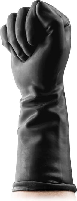 BUTTR - Gauntlets Fisting Handschoenen - BDSM - Rollenspel - Verkleedkleding - Latex Erotiek - Latex Handschoenen - One Size - Zwart — thumbnail 1