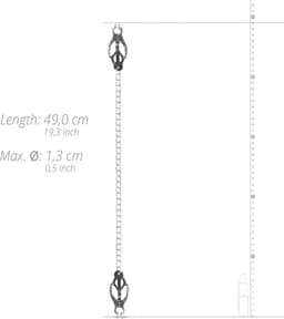 Vlinder Tepelklemmen Met Ketting — thumbnail 5