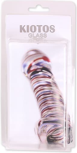Glazen Dildo rond - transparant — thumbnail 4