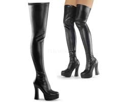 EU 45 = US 14 | ELECTRA-3000Z | 5 Stack Heel, 1 1/2 PF Thigh High Boot