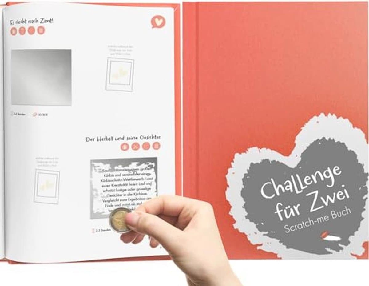 Fotoboek met Uitdagingen voor Stellen - 40 Spannende Date Ideeën - Vastleggen van Speciale Herinneringen - Cadeau voor Stellen — afbeelding 1