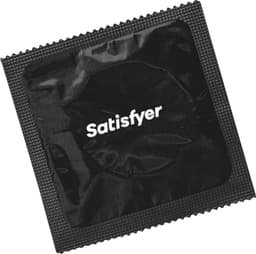 Satisfyer Condooms Heren | 100 stuks | 45-64 mm | XS - XL beschikbaar | Realistisch & dun met vochtig oppervlak | Huidvriendelijk & geurloos | Met reservoir | Getest & betrouwbaar — thumbnail 3