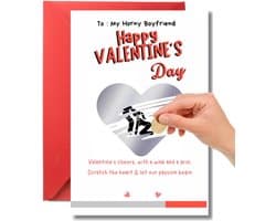 Ondeugende Valentijnsdagkaart voor Vriend of Echtgenoot - Kraskaart Geschenk voor Hem