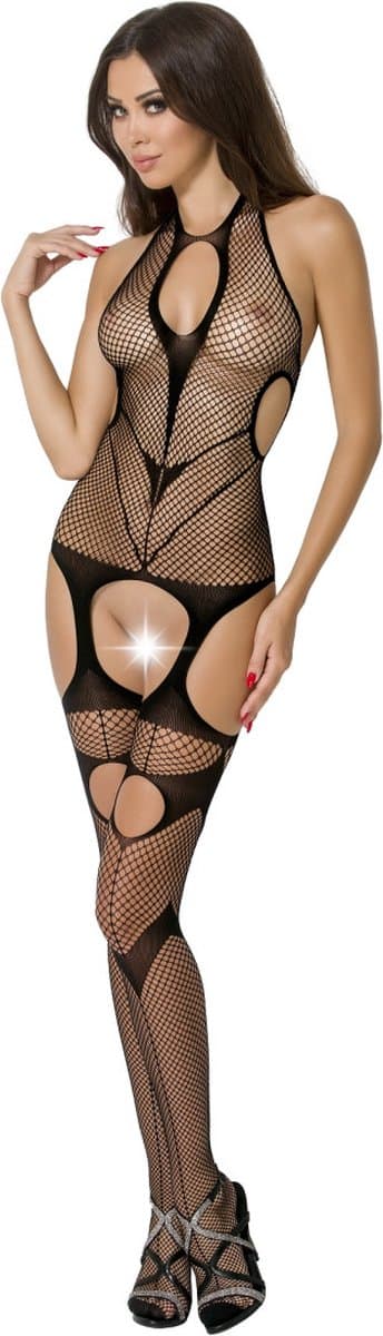 PASSION WOMAN BODYSTOCKINGS | Passion Woman Bs053 Bodystocking Black One Size — afbeelding 1