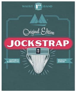 MM Sports The Original Swimmer/Jogger Jockstrap 1 inch White - MAAT L - Heren Ondergoed - Jockstrap voor Man - Mannen Jock — thumbnail 5
