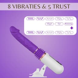 TipsToys® Vibrator Seksmachine Seksmeubel - Dildo Vibrerende Sexmachine - Krachtige Zuignap - Seksspeeltje voor Vrouwen — thumbnail 5