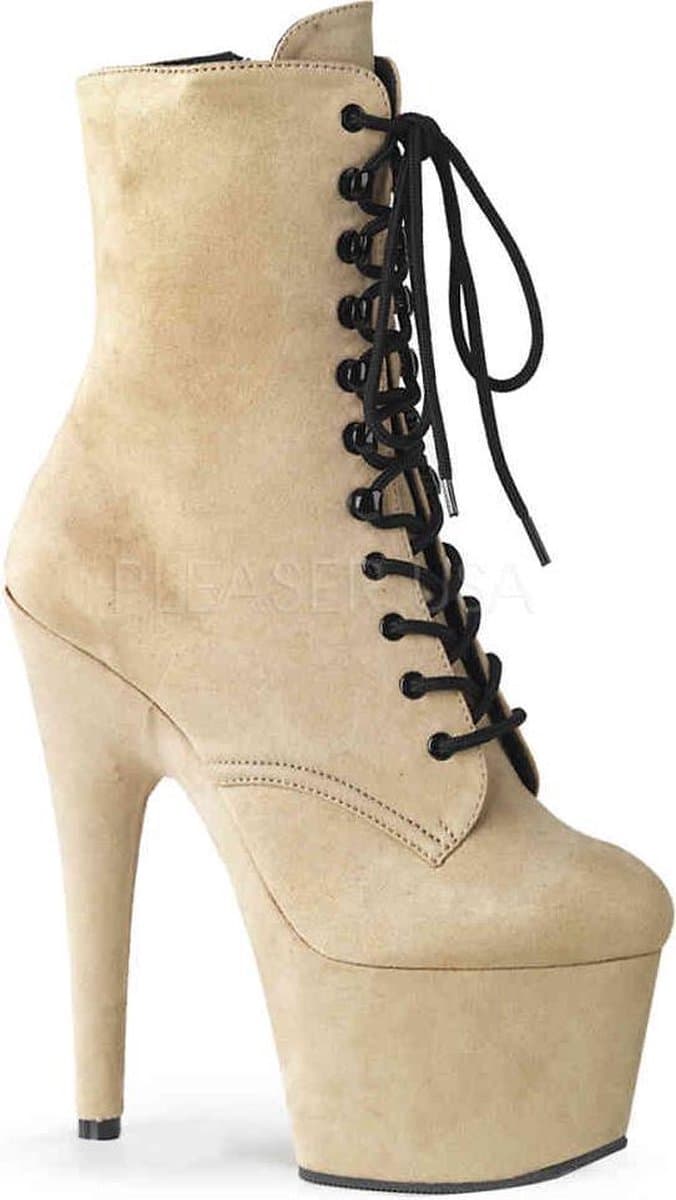 Pleaser Enkellaars -44 Shoes- ADORE-1020FS Beige — afbeelding 1
