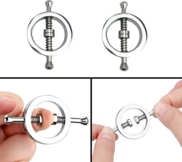 Fixxx - Metalen Ronde Tepelklemmen met Schroef - 2 stuks — thumbnail 5