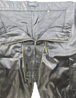 BNDGx® - Korte Broek Heren - Maat S - Open kruis Erotische Sex kleding - Nep Leer BDSM porno outfit Man Rollenspel kleding — thumbnail 4