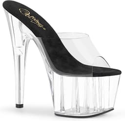 Pleaser - ADORE-701 Muiltjes - Paaldans schoenen - 42 shoes - Transparant — thumbnail 1