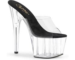 Pleaser - ADORE-701 Muiltjes - Paaldans schoenen - 42 shoes - Transparant