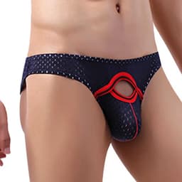 Sexy Heren Ondergoed - Penis gat - Uitdagende Lingerie - Zwart - Lage Taille - Ademend — thumbnail 3
