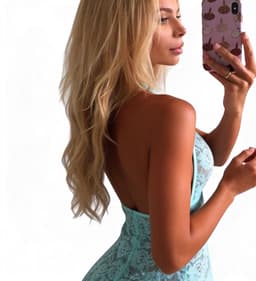 Lingerie jurk met rokje - Nachtkleding - Erotisch - Semi-transparant — thumbnail 3