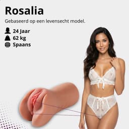 OurSecret® Rosalia 2-in-1 Pocket Pussy - Masturbator voor Man - Sex Toys voor Mannen - Vagina & Anus - Kunstvagina — thumbnail 2