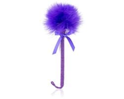 Oneay Zachte veren kietelaar – Erotisch accessoire voor kietelen en strelen – BDSM speelaccessoire – Paars
