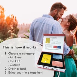 Date Night Ideeën - Koppel Spel - Relatie Verdiepen - 40 Activiteiten & 80 Vragen - 100+ Ideeën - Meerkleurig — thumbnail 3