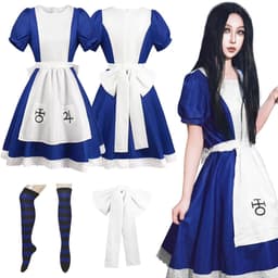 Dailygoods- Maid Dress - Cosplay Kostuum - Dienstmeisjesjurk - Halloween/Carnaval Kostuum - Gaming Kostuum - 6 Maten beschikbaar — thumbnail 1