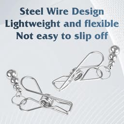 Oneay Tepelklemmen, verstelbare metalen tepelklemmen met kleine balletjes, geen piercing nodig, geschikt voor tepelringen, metalen tepelspeeltjes voor vrouwen. — thumbnail 5