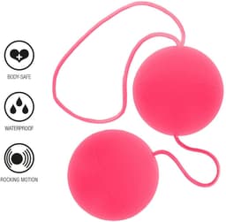 ToyJoy Funky Love Balls - Vaginale Balletjes - Roze - Ø 35 mm — thumbnail 2