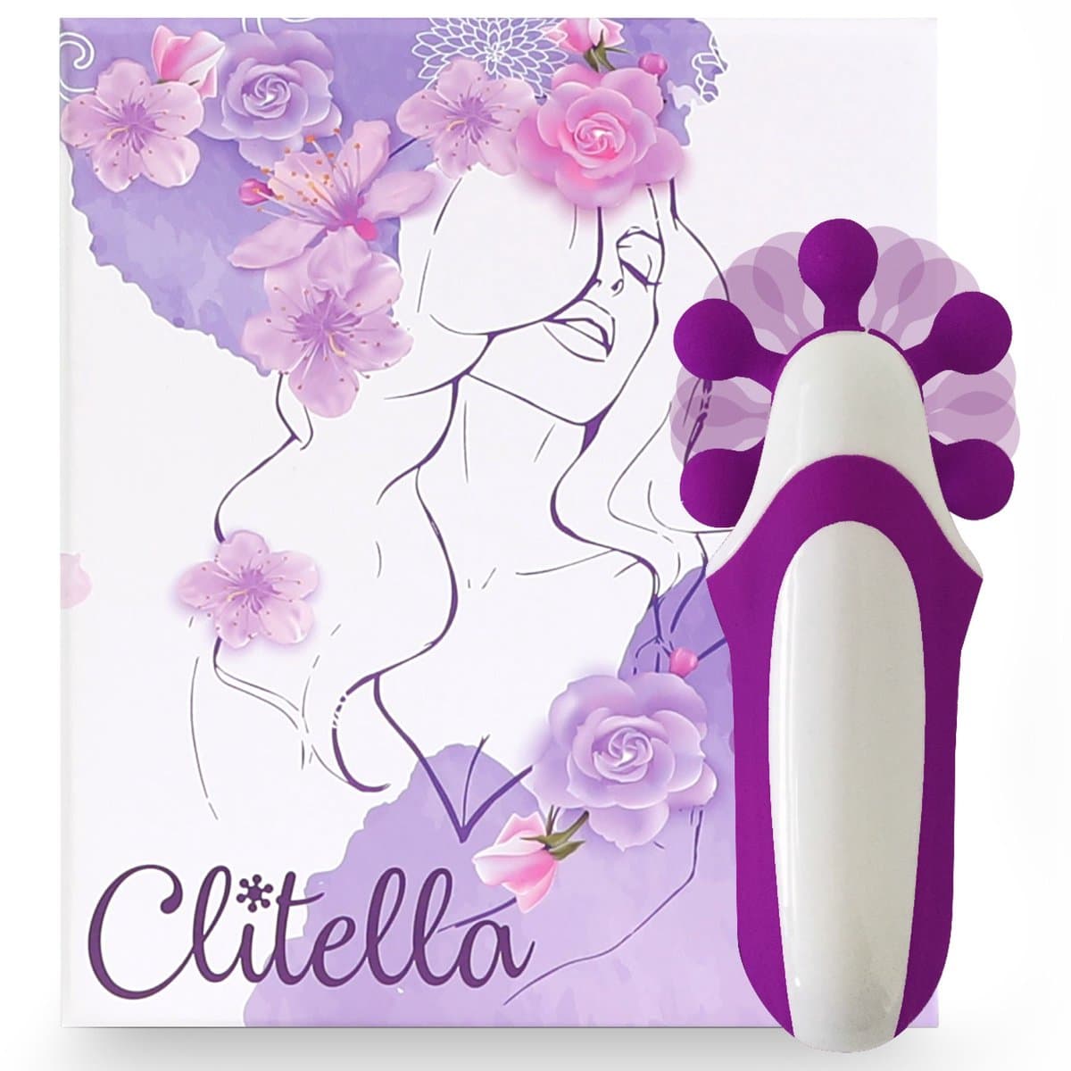 FeelzToys - Clitella Oral Clitorale Stimulator - Paars — afbeelding 1