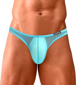 Heren Transparante Slip - Ondergoed - Ademend - Lingerie - Blauw — thumbnail 1
