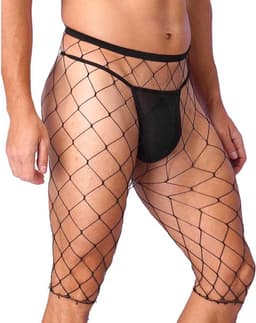 Transparante erotische heren boxer - Sexy ondergoed - Visnet - Onesize — thumbnail 4