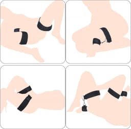 Core® Benenspreider bdsm - Seksspeeltjes voor Koppel – Erotiek Toys - Sex Sling – Love Swing – Zwart - 16cm x 10cm x 6cm — thumbnail 2