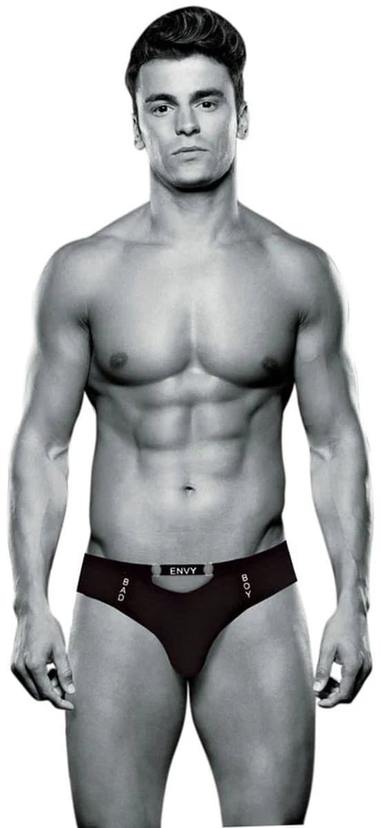 Envy - Bad Boy Thong - Heren sexy ondergoed - String voor mannen - Zwart, maat S/M — afbeelding 1