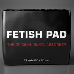 Fetish Pad - The Original - Absorberende Onderlegger - Zwart — thumbnail 1