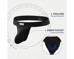 Heren String Tanga Slip Stringless Jockstrap Ondergoed