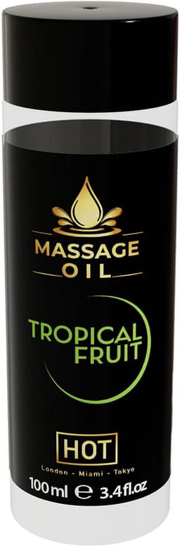 Hot - Tropical fruit 100ml Massage olie - Transparant — thumbnail 1