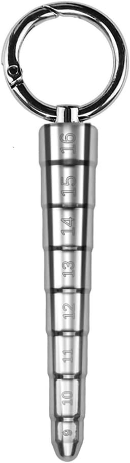Roestvrijstalen urethrale dilatator met verwijderbare ring, penisplug, mannelijk product voor volwassenen, mannelijk metalen urethraal speeltje (groot) — thumbnail 1