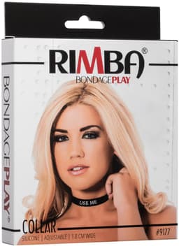 Rimba - Halsband - Collar Met Tekst - USE ME - Siliconen - Zwart — thumbnail 5