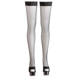 Cottelli Collection – Visnet Kousen met Sexy en Luxe Uitstraling voor Stout Plezier – Maat XL - Zwart — thumbnail 5