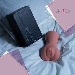 ME'ADAM - Amaze Dolls Bobby official - Masturbator - Realistisch - Pocket Pussy - 3 in 1 Vagina en Anus - Sex Toys voor Mannen - Kunstvagina Bruin — thumbnail 4