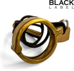 Black Label - Weenie Locker - Kuisheidskooi - Zwart/Goud — thumbnail 2