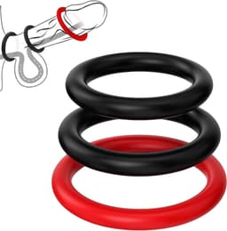 Cockring Siliconen 3 verschillende maten - Penisring - Sexspeeltjes voor mannen - Speeltjes voor koppels - Jespro — thumbnail 1